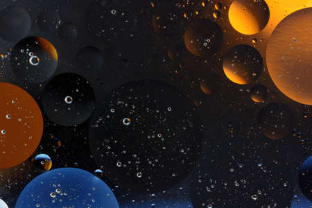 Space, planets, Universe space abstract background. Abstract model of the atom of a molecule. Macro photography. Abstract background of space, Biology, physics, chemistry.selective focus.の写真素材