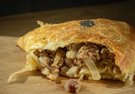 Delicious samosa, clouse up.の写真素材