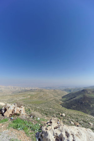 Landscapes in the Lower Galilee in Israel.の写真素材