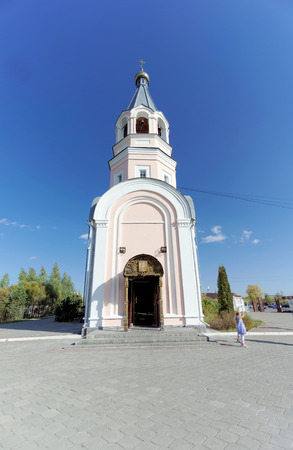 Nizhny Novgorod, Russia. - September 23.2018. Church of All Saints in Sormovsky area near the cemeteryのeditorial素材