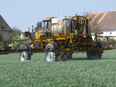 Selfpropelled field sprayerのeditorial素材