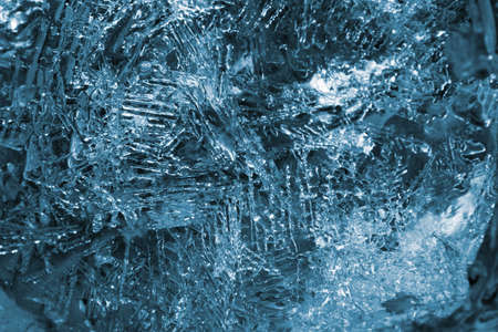 Texture of ice crystalsの写真素材