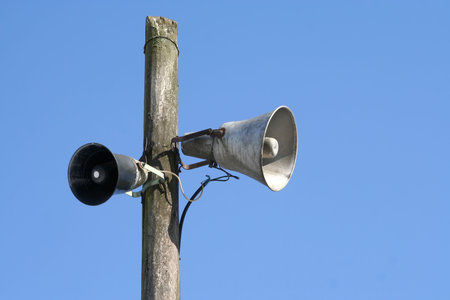 old loudspeakersの写真素材