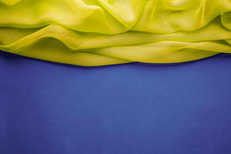 Fabric Background, Cloth Wave Title Border, Frame Patternの写真素材