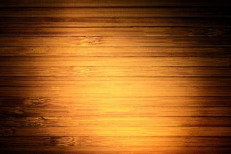 Wood Planks Background, Light Spot on Wooden Plank Wall Texture, Abstract Frameの写真素材