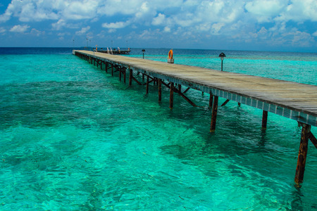 Pierce Islands fun island. Maldives.の写真素材