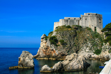 Dubrovnik fortress.のeditorial素材