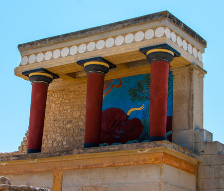 Palace of Knossos, Crete.のeditorial素材