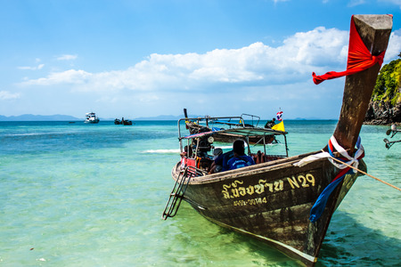 Thai boat -dzhonka.のeditorial素材