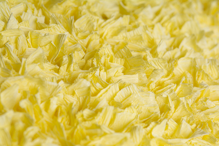 yellow crepe paper background textureの写真素材
