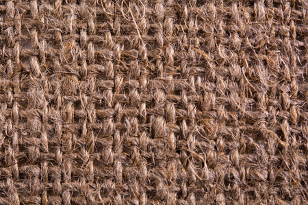 close up of burlap textureの写真素材