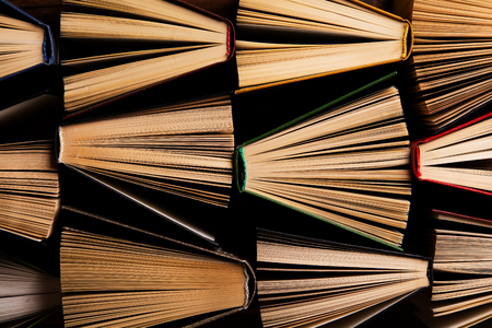 books top view backgroundの写真素材