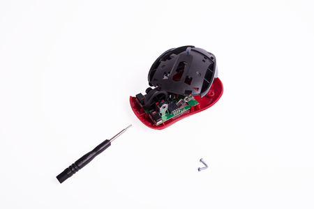 repair wireless computer mouseの写真素材