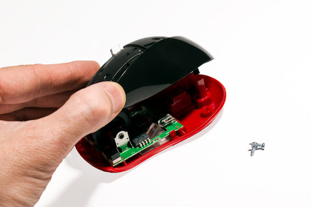 computer mouse repairの写真素材