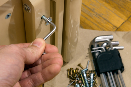 hand screw tightening screwの写真素材