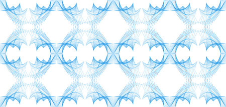 geometric, psychedelic, abstract patterns lines dark red color, resembling a spider web on white backgroundの写真素材