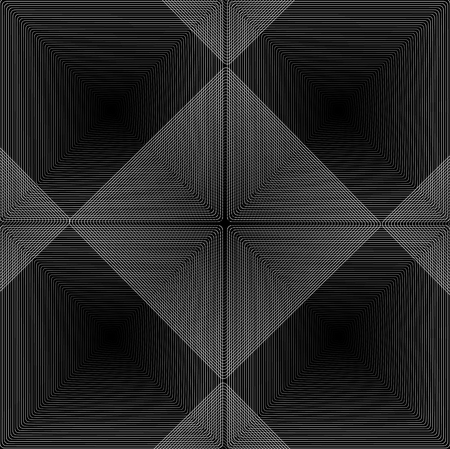 Black and gray time patternのイラスト素材