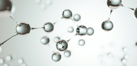 3D illustration. atom connection concept. Abstrack background. Science Wallpaper screensaverの写真素材