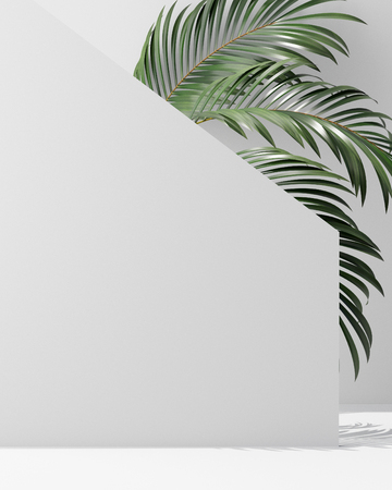 Cover design A4 template set with white background, eco abstract modern different style for decoration presentation, brochure, catalog, book, magazine etc. 3d illustrationの写真素材