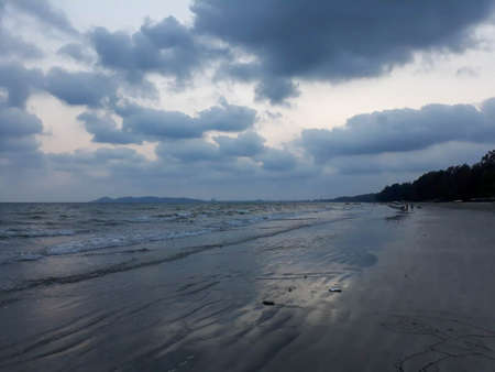 evening seaの写真素材