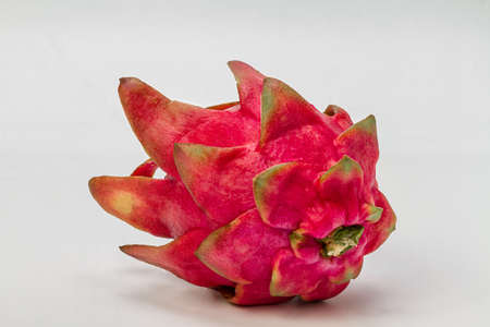 Exotic dragon fruit, pitaya on a light background.の写真素材