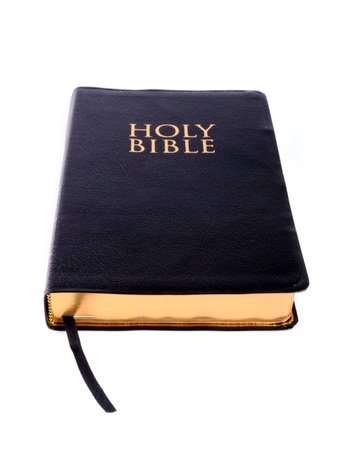 Bible isolated on white background の写真素材