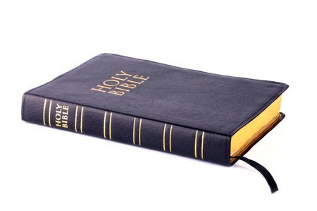 Bible isolated on white background の写真素材