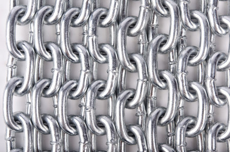 background of metal chains
