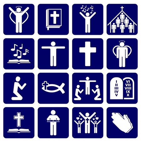 icons of religiousのイラスト素材