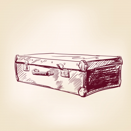 suitcase  vector llustration のイラスト素材