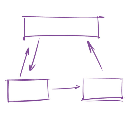 hand-drawn marker infographics   cartoon vector illustration sketchのイラスト素材