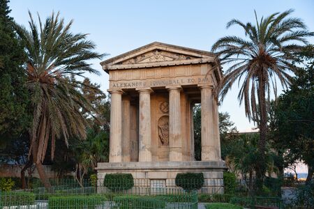 Valletta, Malta - 5 January 2020: Lower Barrakka Gardensのeditorial素材