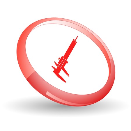 Caliper. Vector icon.のイラスト素材