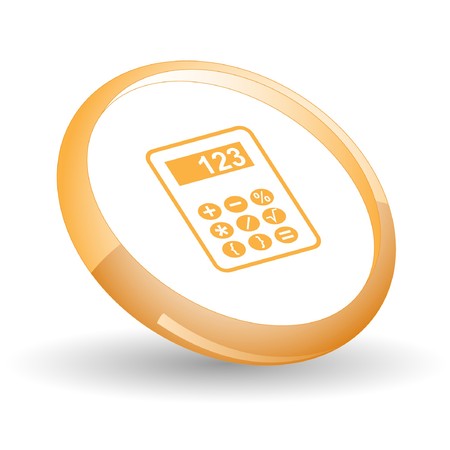 Calculator. Vector icon.のイラスト素材
