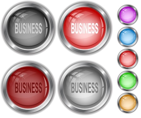 Business internet buttons.のイラスト素材