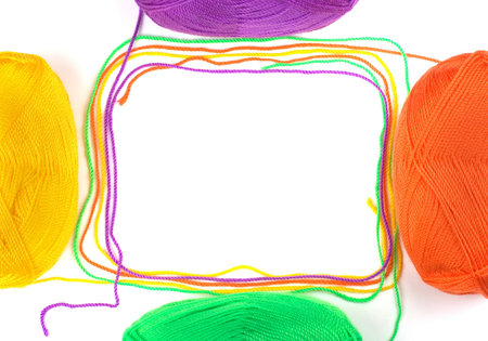 Abstract thread frame の写真素材