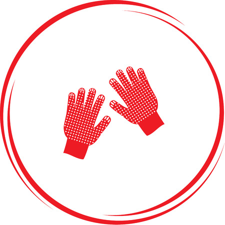 gauntlets. Internet button. Vector icon.のイラスト素材