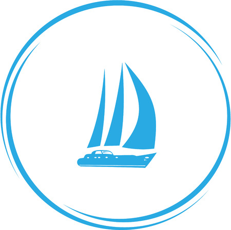 yacht.のイラスト素材