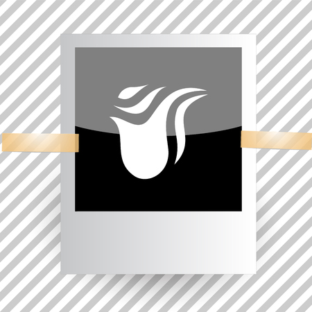 unique abstract forms. Photoframe.のイラスト素材