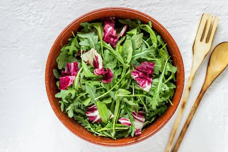 Fresh salad mix. Healthy eating. Vegetarian food. Diet Recipesの写真素材