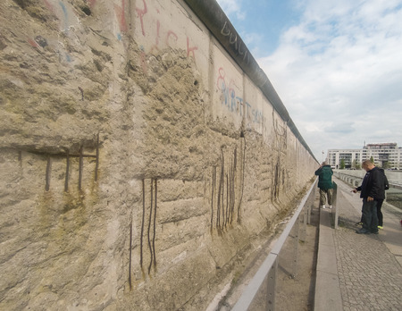 Berlin, Germany - 2019. Remains of the Berlin Wall.のeditorial素材