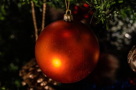 Photo of Christmas decorations. Christmas balls. Colorful decorations.の写真素材