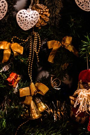 Photo of Christmas decorations. Christmas balls. Colorful decorations.の写真素材