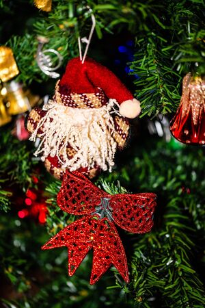 Photo of Christmas decorations. Christmas balls. Colorful decorations.の写真素材