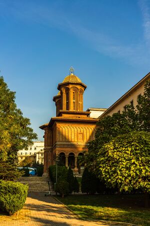 The Kretzulescu Church (Biserica Kretzulescu) in Bucharest, Romania, 2019のeditorial素材