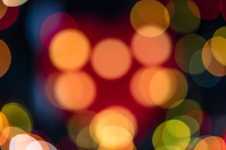 Christmas concept. Christmas background. Blurred Christmas lights.の写真素材