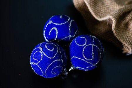 Christmas decoration and ornaments.  Christmas background.  Christmas balls.の写真素材
