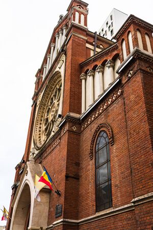 Saint Joseph Catholic Cathedral or Catedrala Sfantul Iosif in Bucharest, Romania, 2020のeditorial素材