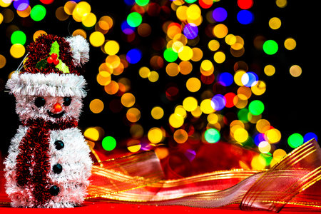 Christmas decoration, Christmas and New Year holidays background, winter season with Christmas...