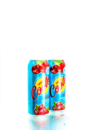 Ursus Cooler beer can in Bucharest, Romania, 2021